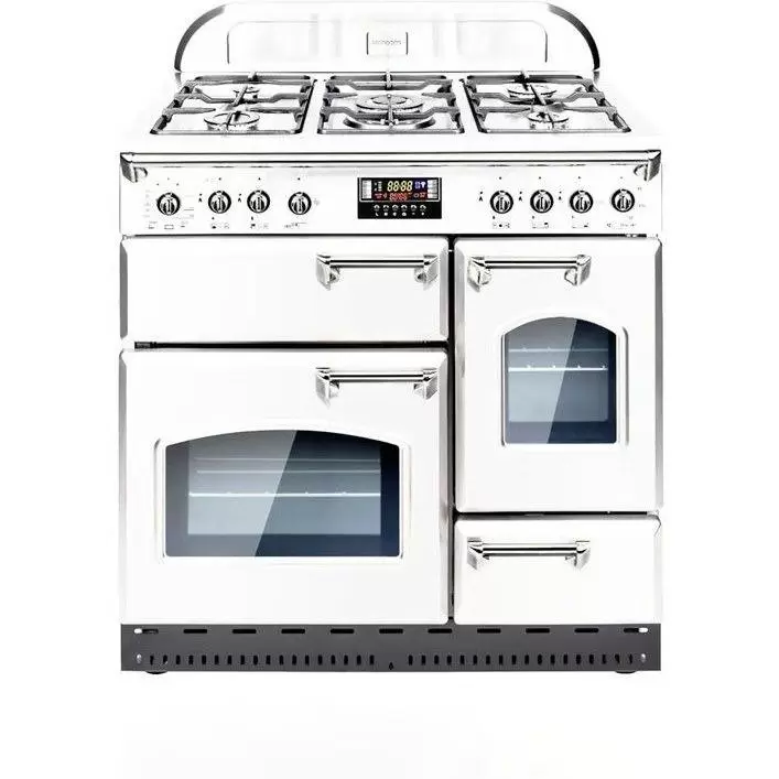 اجاق گاز 5 شعله فردار تمام لعاب سفید FALCON_L_5B_WW تاکنو  گاز (چهار فر)کد:022672